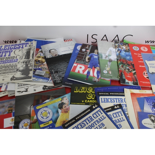 263 - Large Quantity of Football Programmes featuring Leicester City ( Home & Away)  - 1957 to Present Day... 