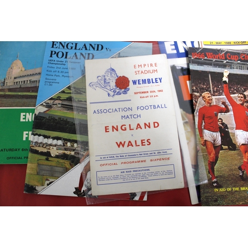 264 - Collection of International Football Match Programmes from 1943 - All featuring Home Nations