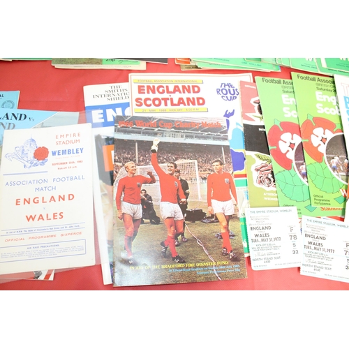 264 - Collection of International Football Match Programmes from 1943 - All featuring Home Nations