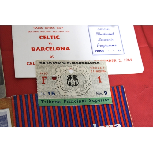 265 - Quantity of Barcelona FC Football Programmes Dated Between 1949 and 1964