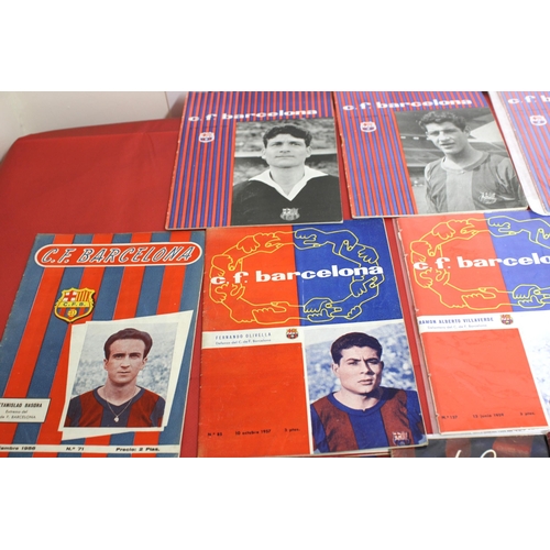 265 - Quantity of Barcelona FC Football Programmes Dated Between 1949 and 1964