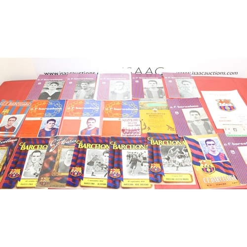 265 - Quantity of Barcelona FC Football Programmes Dated Between 1949 and 1964