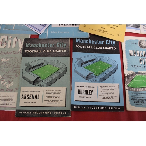 269 - Large Quantity of Football Programmes featuring Manchester City ( Home & Away)  - 1945 to Present Da... 