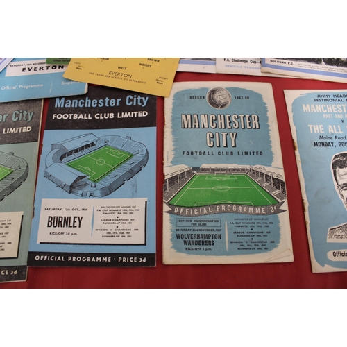 269 - Large Quantity of Football Programmes featuring Manchester City ( Home & Away)  - 1945 to Present Da... 