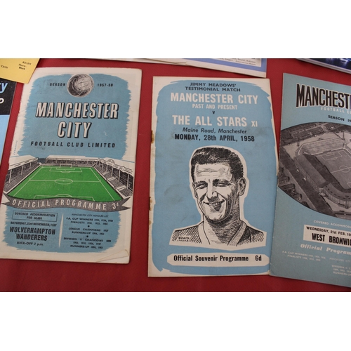 269 - Large Quantity of Football Programmes featuring Manchester City ( Home & Away)  - 1945 to Present Da... 