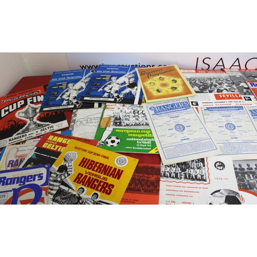 270 - Large Quantity of Football Programmes featuring Rangers FC ( Home & Away)  - 1959 to Present Day - D... 