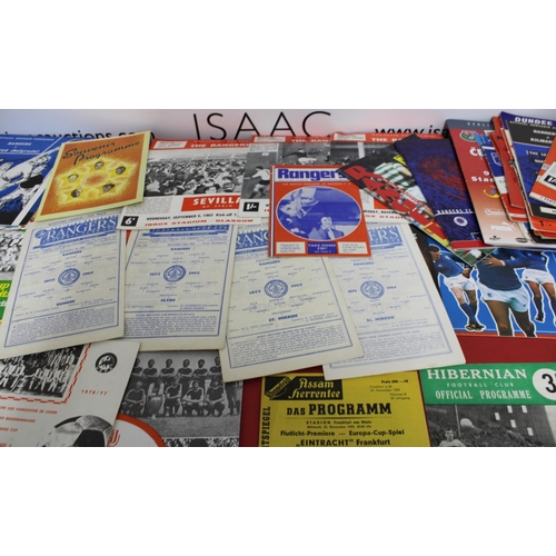 270 - Large Quantity of Football Programmes featuring Rangers FC ( Home & Away)  - 1959 to Present Day - D... 