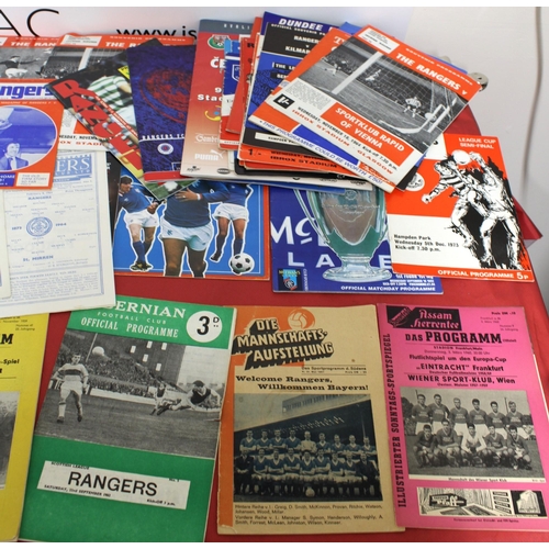 270 - Large Quantity of Football Programmes featuring Rangers FC ( Home & Away)  - 1959 to Present Day - D... 