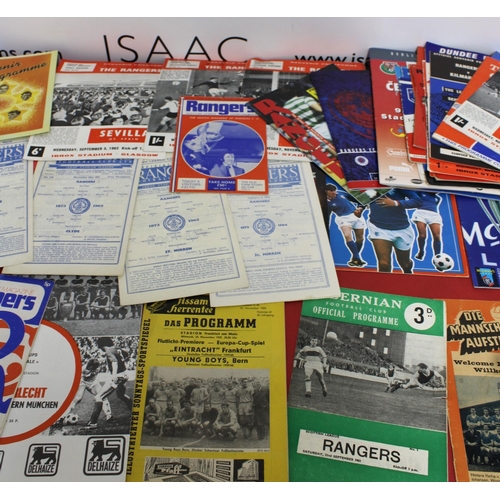 270 - Large Quantity of Football Programmes featuring Rangers FC ( Home & Away)  - 1959 to Present Day - D... 