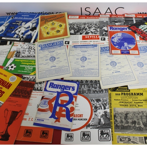 270 - Large Quantity of Football Programmes featuring Rangers FC ( Home & Away)  - 1959 to Present Day - D... 