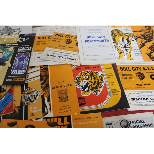 271 - Large Quantity of Football Programmes featuring Hull City ( Home & Away)  - 1949 to Present Day