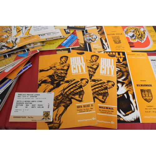 271 - Large Quantity of Football Programmes featuring Hull City ( Home & Away)  - 1949 to Present Day