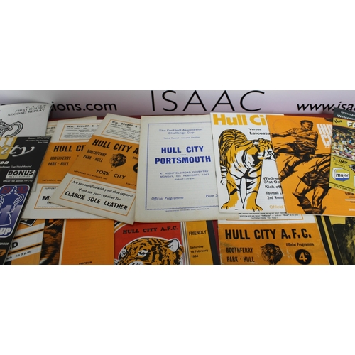 271 - Large Quantity of Football Programmes featuring Hull City ( Home & Away)  - 1949 to Present Day