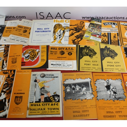 271 - Large Quantity of Football Programmes featuring Hull City ( Home & Away)  - 1949 to Present Day