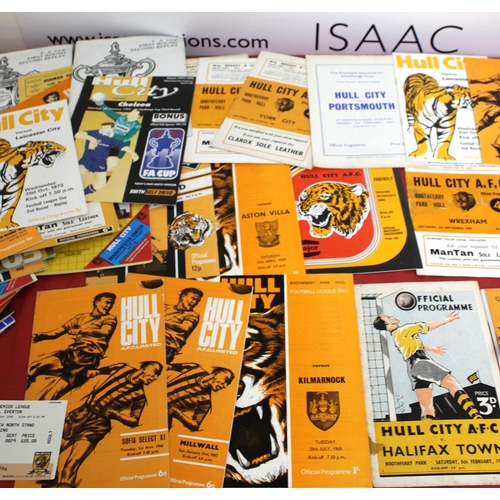 271 - Large Quantity of Football Programmes featuring Hull City ( Home & Away)  - 1949 to Present Day