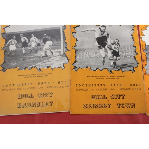 271 - Large Quantity of Football Programmes featuring Hull City ( Home & Away)  - 1949 to Present Day