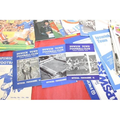 272 - Large Quantity of Football Programmes featuring Ipswich Town ( Home & Away)  - 1957 to Present Day