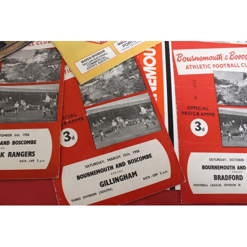 273 - Large Quantity of Football Programmes featuring AFC Bournemouth ( Home & Away)  - 1958 to Present Da... 