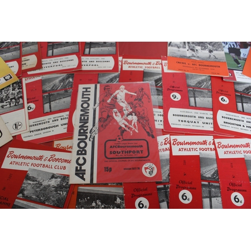 273 - Large Quantity of Football Programmes featuring AFC Bournemouth ( Home & Away)  - 1958 to Present Da... 