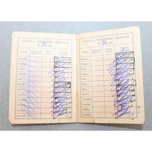 600 - Two Soviet Military ID Books