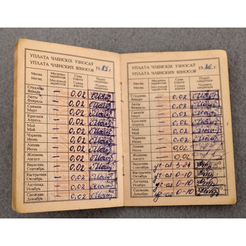 600 - Two Soviet Military ID Books