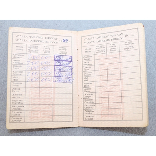 600 - Two Soviet Military ID Books