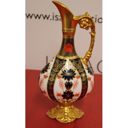 58 - Royal Crown Derby Porcelain Old Imari Swan Neck Vase
Height 25.5cm
COLLECTION ONLY