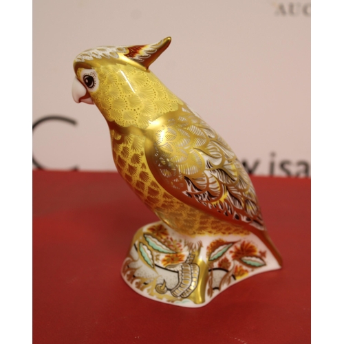 60 - Royal Crown Derby Porcelain Citron Cockatoo
Height 14cm
COLLECTION ONLY