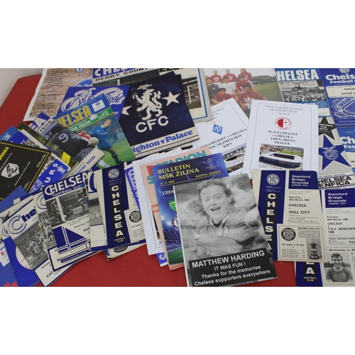 275 - Large Quantity of Football Programmes featuring Chelsea ( Home & Away)  - 1954 to Present Day

Also ... 