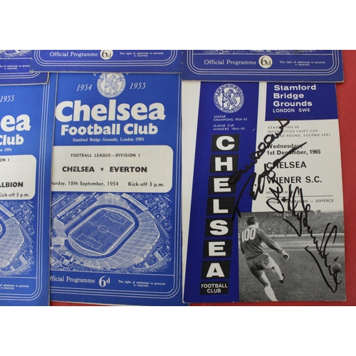 275 - Large Quantity of Football Programmes featuring Chelsea ( Home & Away)  - 1954 to Present Day

Also ... 