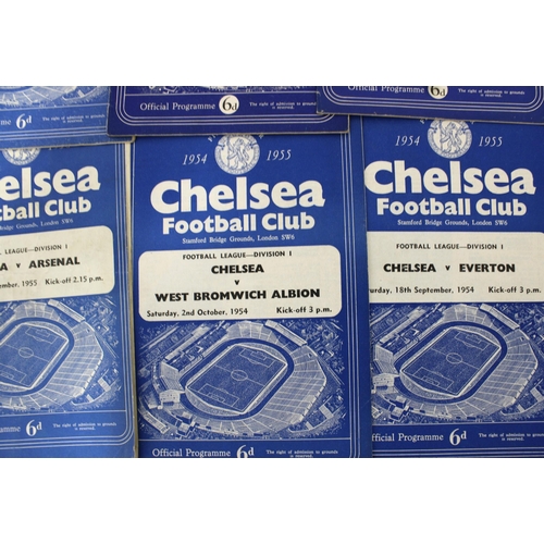 275 - Large Quantity of Football Programmes featuring Chelsea ( Home & Away)  - 1954 to Present Day

Also ... 