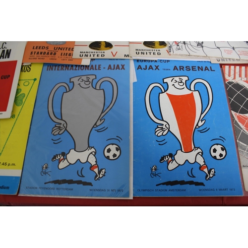 278 - Football Programme Collection from the 1970's and 80's. Domestics European Games -Couple late 1960's... 