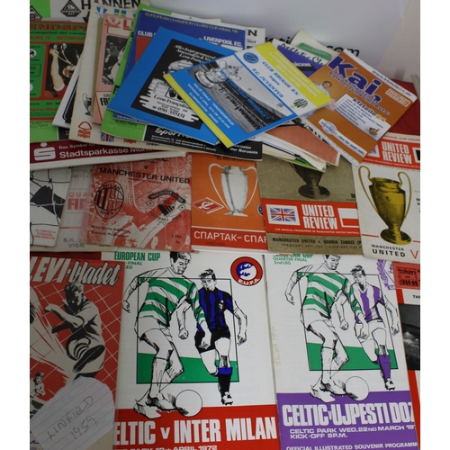 278 - Football Programme Collection from the 1970's and 80's. Domestics European Games -Couple late 1960's... 