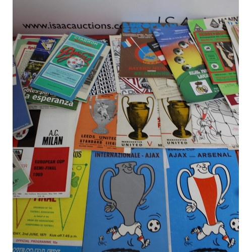 278 - Football Programme Collection from the 1970's and 80's. Domestics European Games -Couple late 1960's... 