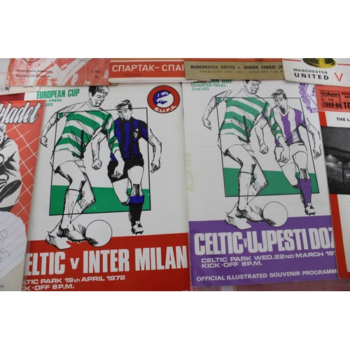 278 - Football Programme Collection from the 1970's and 80's. Domestics European Games -Couple late 1960's... 