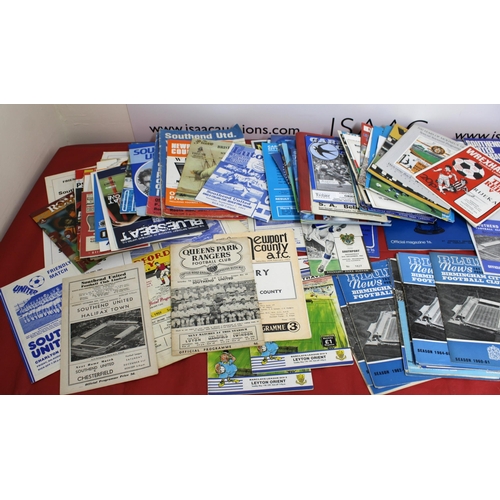 279 - Quantity of Football Programmes from mid 1950's onwards. Teams featured are Southend, Birmingham, Ca... 