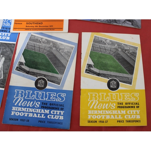 279 - Quantity of Football Programmes from mid 1950's onwards. Teams featured are Southend, Birmingham, Ca... 