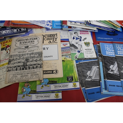 279 - Quantity of Football Programmes from mid 1950's onwards. Teams featured are Southend, Birmingham, Ca... 