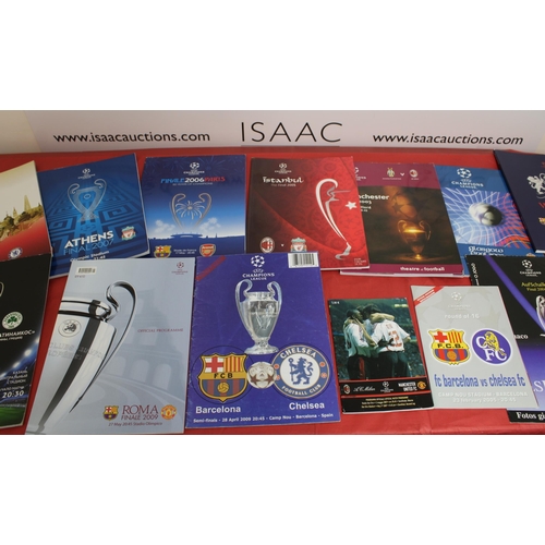 280 - Champion League Final Programmes from 2002 to 2012 ( plus others)