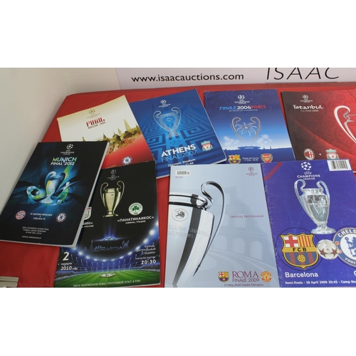 280 - Champion League Final Programmes from 2002 to 2012 ( plus others)