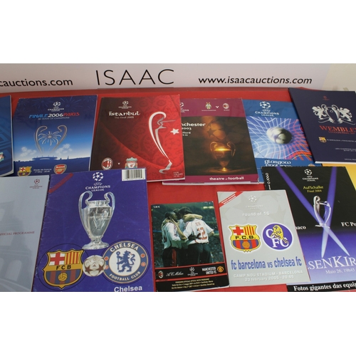 280 - Champion League Final Programmes from 2002 to 2012 ( plus others)