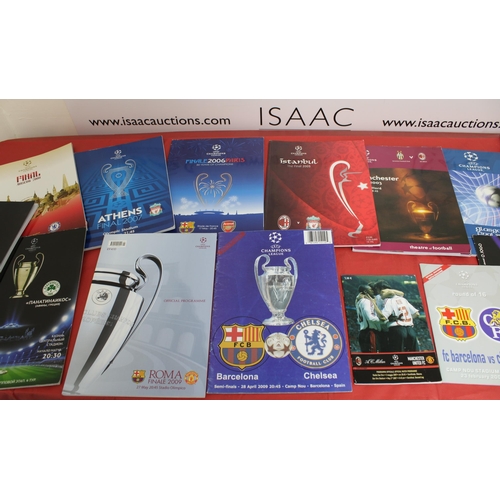 280 - Champion League Final Programmes from 2002 to 2012 ( plus others)