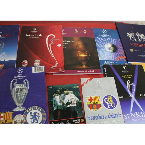 280 - Champion League Final Programmes from 2002 to 2012 ( plus others)