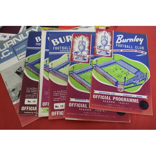 281 - Quantity of Football Programmes from 1949 onwards Teams featured are Fulham, QPR, Huddesfield & Burn... 