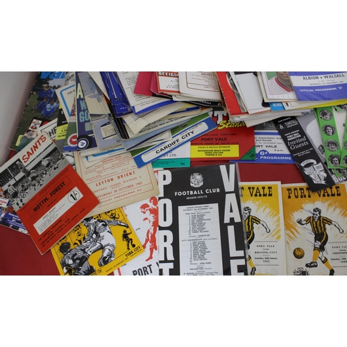 282 - Quantity of Football Programmes from early 1950's onwards. Teams featured are Wolves, Port Vale, Sou... 