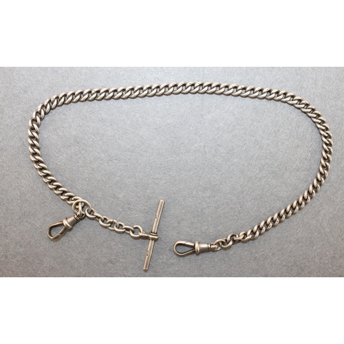 515 - Silver Hallmarked Pocket Watch Chain