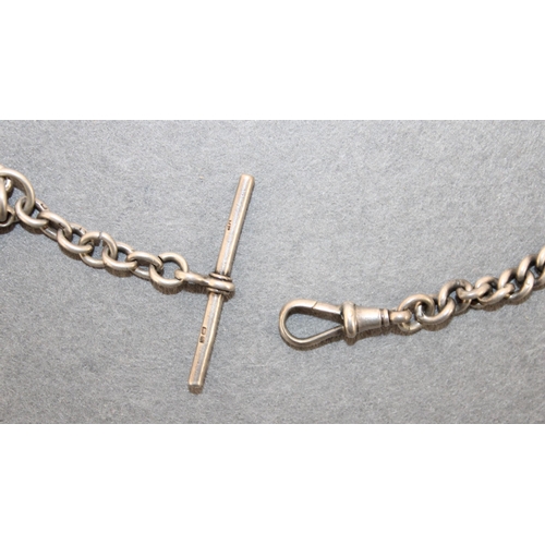 515 - Silver Hallmarked Pocket Watch Chain