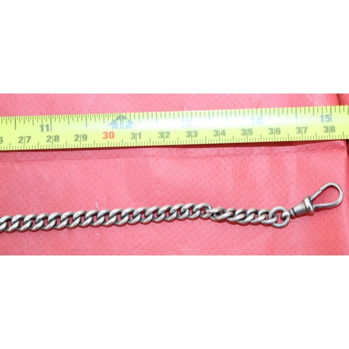 515 - Silver Hallmarked Pocket Watch Chain