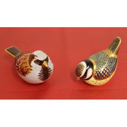 65 - Pair of Royal Crown Derby Birds - House Sparrow and Blue Tit
All Proceeds Go To Charity