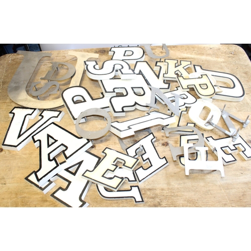 152 - Job Lot of Letters - Metal and Plastic - Different sizes